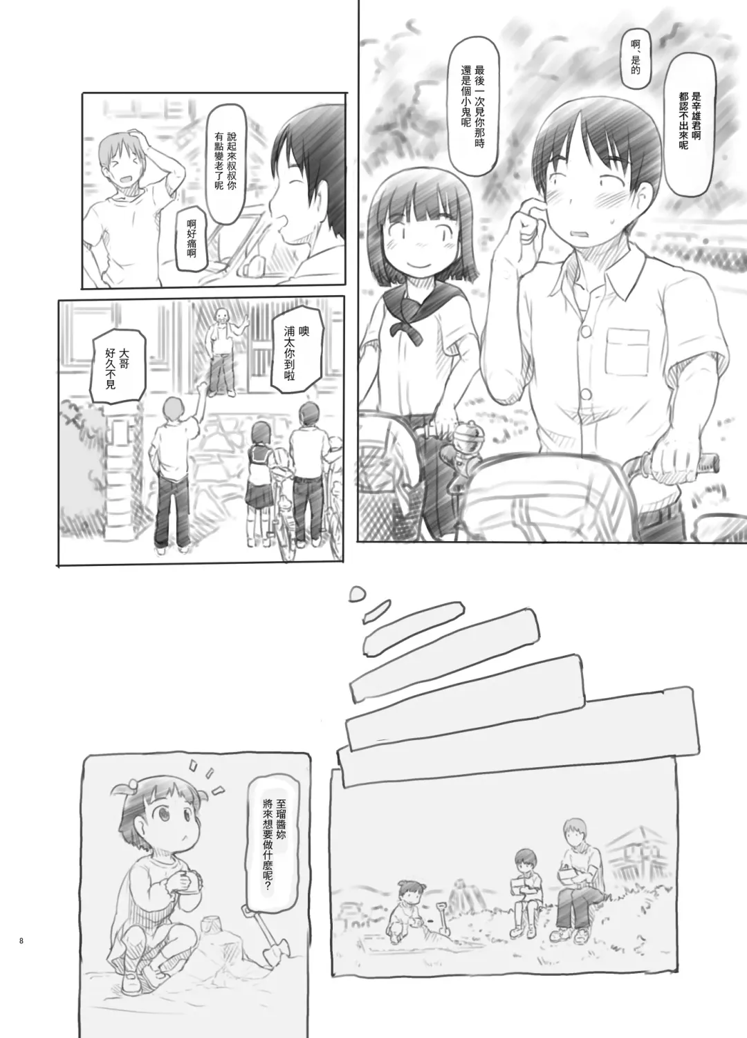 [Nukaji] Hisashiburi ni Jikka ni Kaettara Oi to Mei ga Seikou Suru Naka ni Natte Ita Fhentai - Page 8