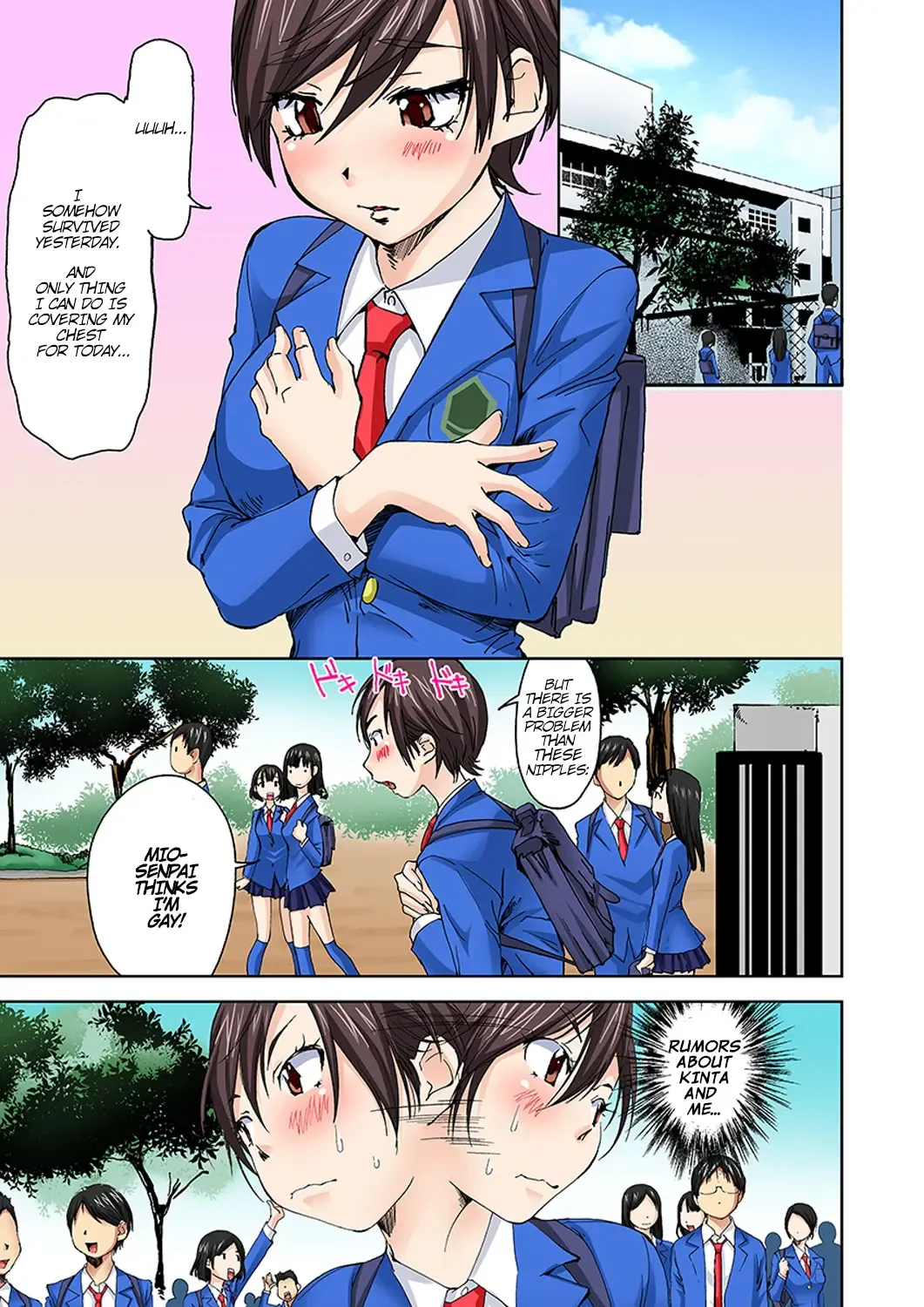 [Himuro Serika] Nyotaika Suieibu ~Ikutabi Onna ni Nacchau Ore no Karada | Nyotaika Swim Club ~I Turn into a Girl When I Cum!~Partial 3-4 Fhentai - Page 9