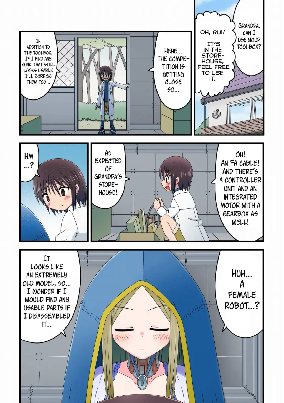 Kyuugata Komori Robotto ni  Fudeoroshi Shitemorau Kagaku Shounen no Hanashi | A story about a scientist boy having his first time with an older nanny robot Fhentai - Page 3