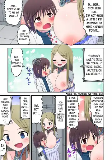 Kyuugata Komori Robotto ni  Fudeoroshi Shitemorau Kagaku Shounen no Hanashi | A story about a scientist boy having his first time with an older nanny robot Fhentai - Page 6