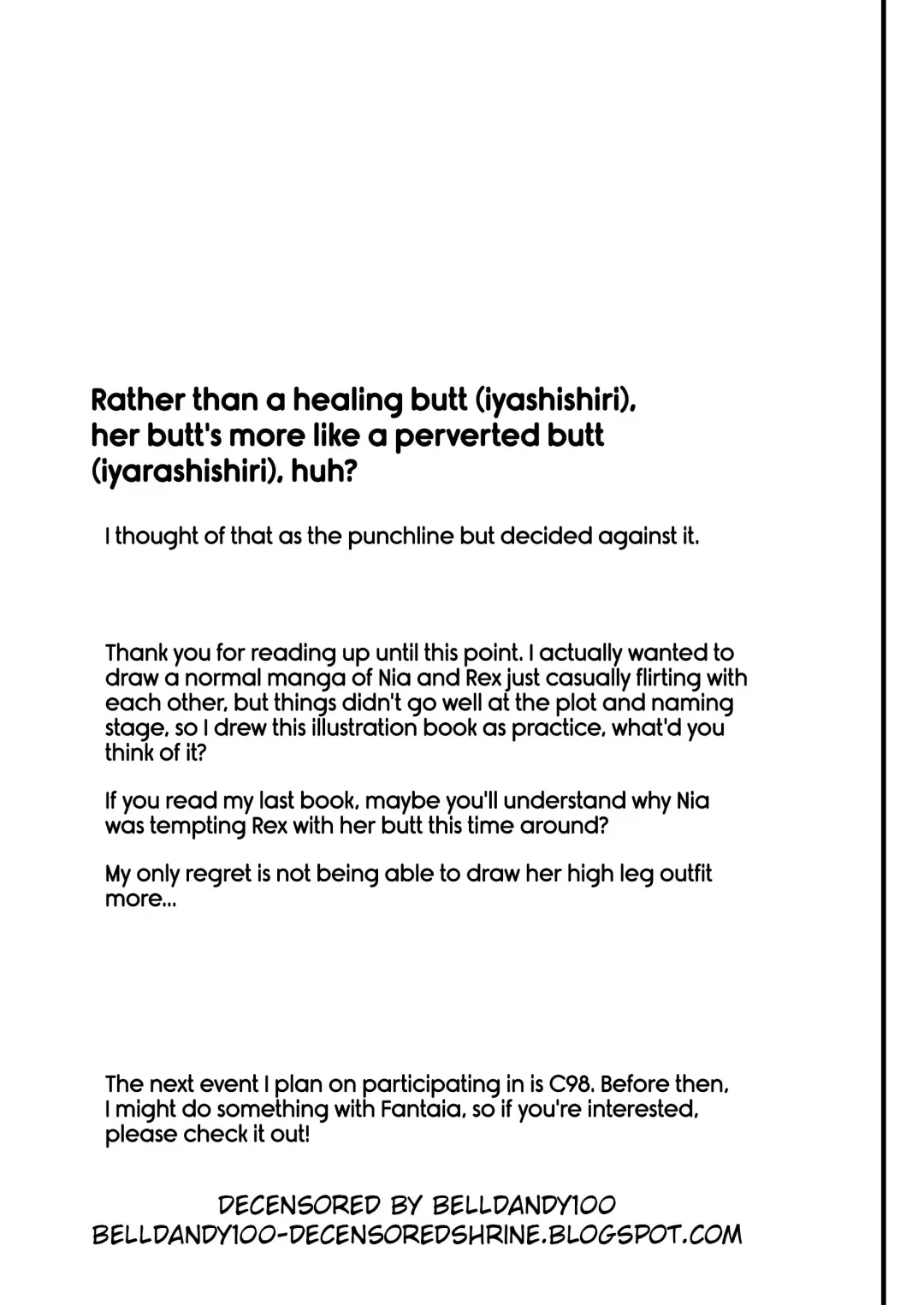 [Kawakami Rokkaku - Takanashi Rei] Nia no Oshiri de Iyasare Hon | Being Cured By Nia's Butt Book (decensored) Fhentai - Page 17