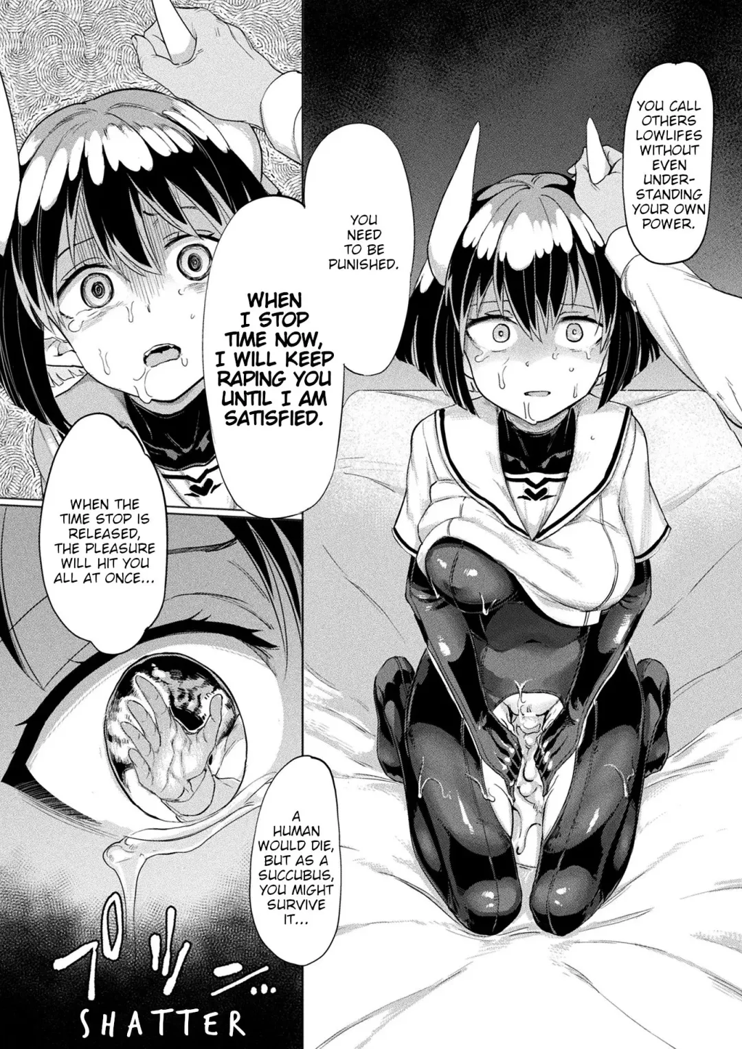 [Aomushi] Mesugaki Succubus Tai Jikan Teishi Oji-san | Slutty Little Succubus vs Time-Stopping Mister Fhentai - Page 10