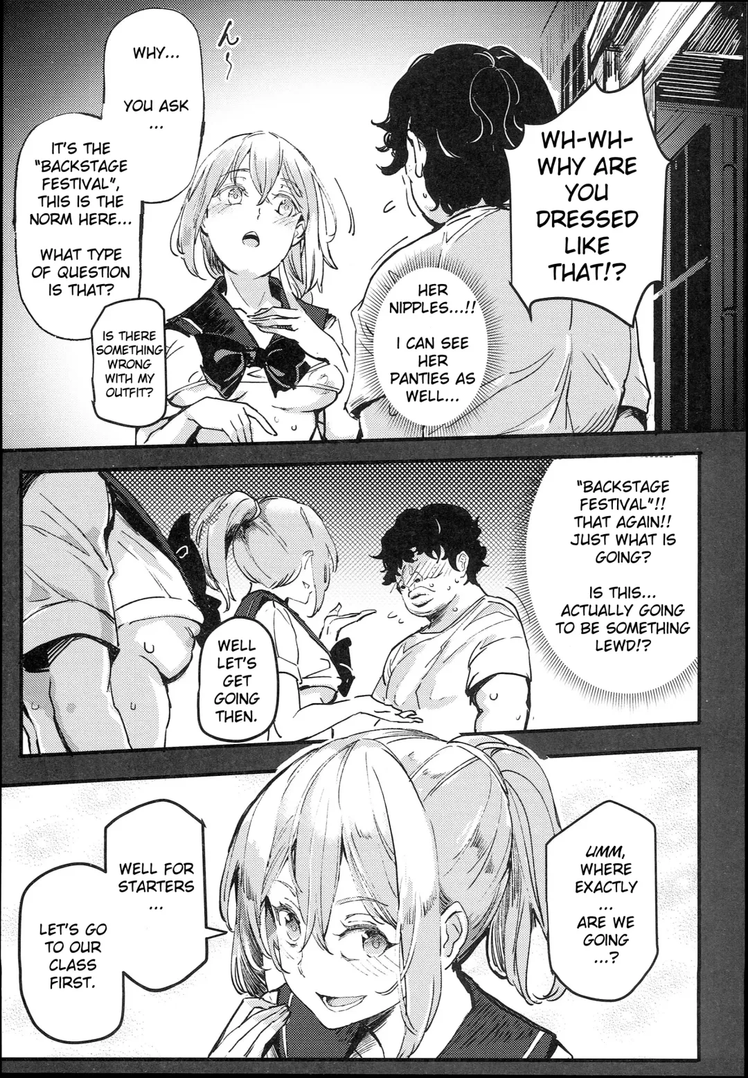 [Nyuu] Kyuu Kousha Ura Bunkasai #1 -Totsuzen no Shoutai- | The Old School Building's Backstage Festival #1 -Sudden Invitation- Fhentai - Page 13