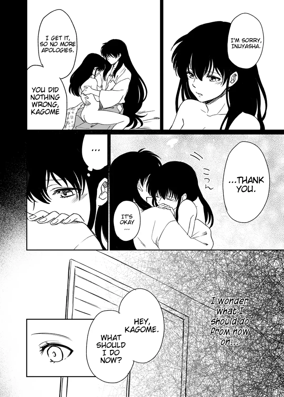 [Motobi] Tabi-chuu no InuKago ga Kattou Shinagara Ecchi Suru Hanashi | A story about Inuyasha and Kagome's journey and their struggles during sex Fhentai - Page 20