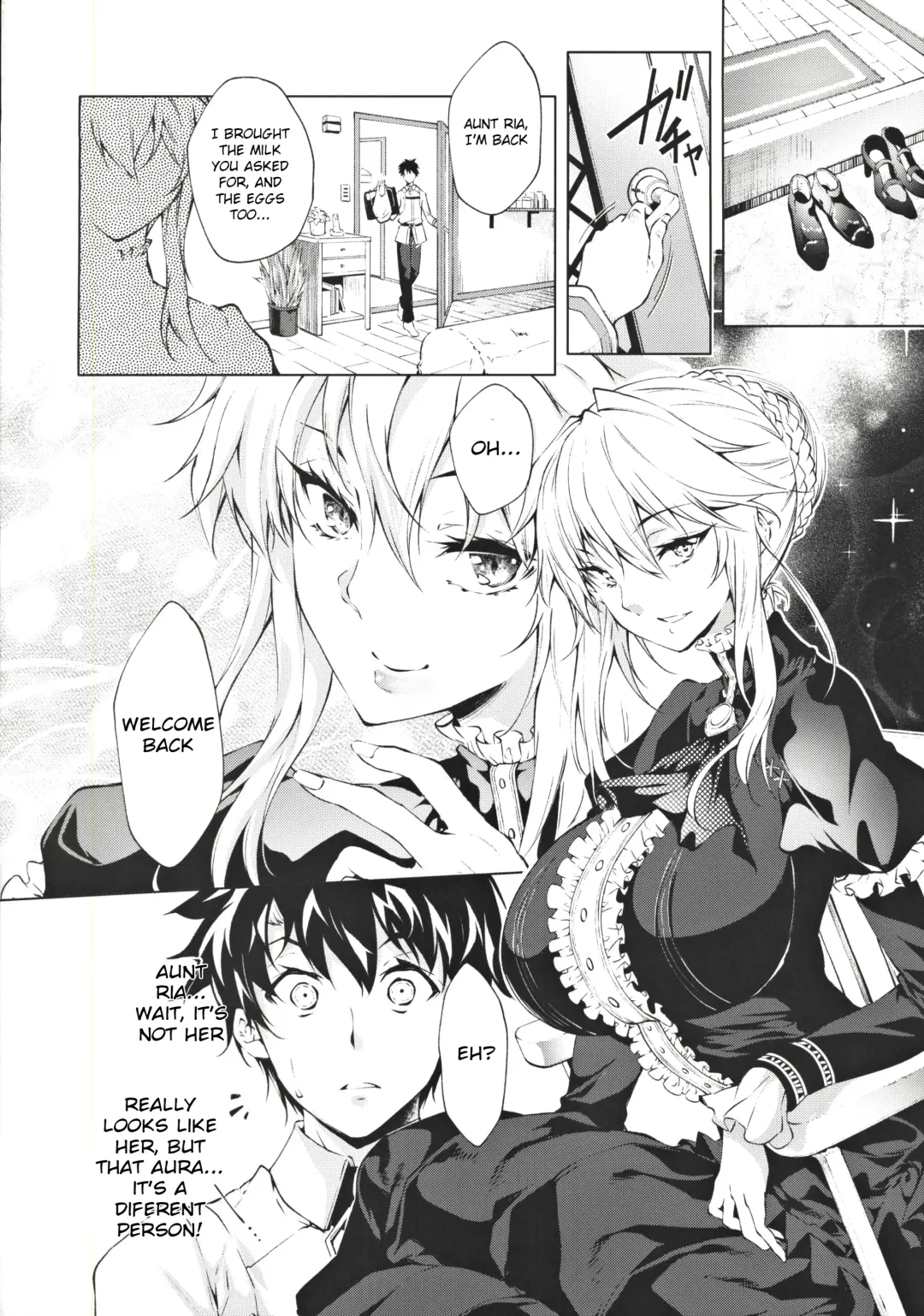 [Kuno Touya] Pendra Shimai no Seijijou | The Pendragon twin sisters' sexual situation Fhentai - Page 3
