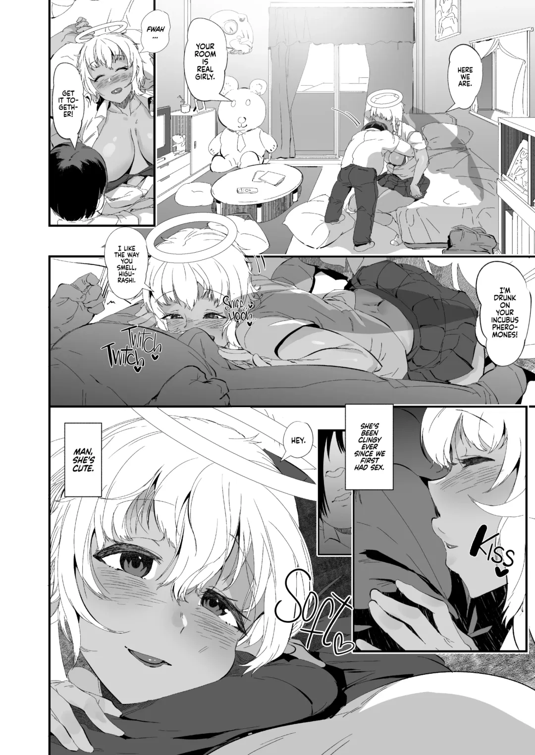 [Ahobaka] H Sugiru Tenshi wa Succubus to Miwake ga Tsukanai | An Angel so Lewd She's Basically a Succubus (decensored) Fhentai - Page 20