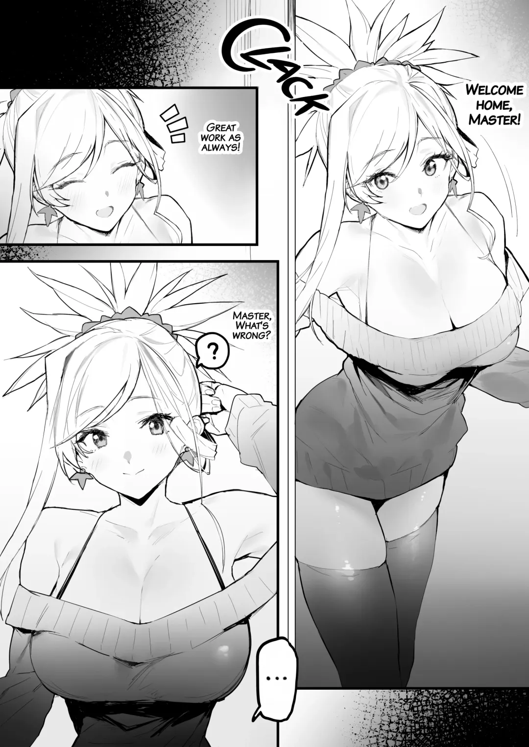 [Remora] Kaettara Musashi-chan ga Iru Seikatsu | Life if Musashi Came Home (decensored) Fhentai.net - Page 1