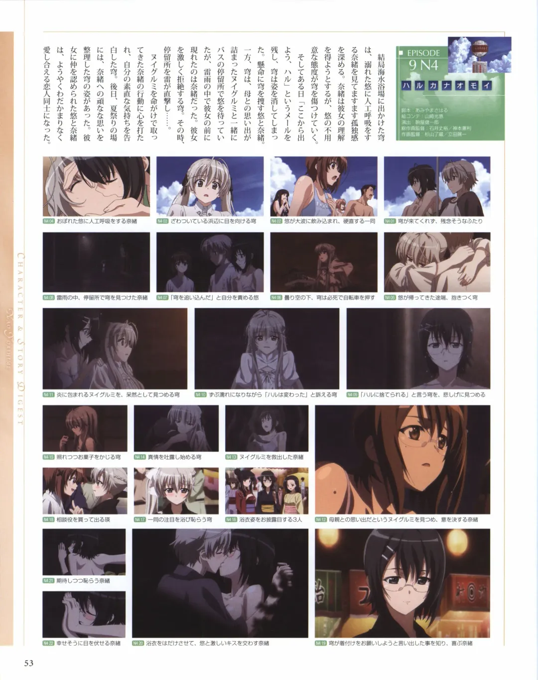 Yosuga no Sora OFFICIAL CHARACTER BOOK Fhentai - Page 53