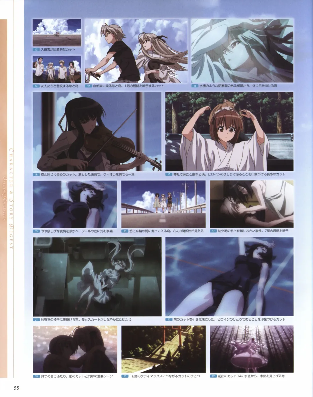 Yosuga no Sora OFFICIAL CHARACTER BOOK Fhentai - Page 55