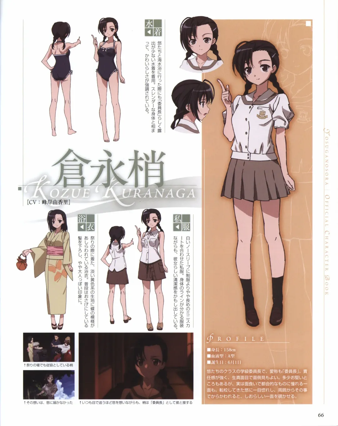 Yosuga no Sora OFFICIAL CHARACTER BOOK Fhentai - Page 66