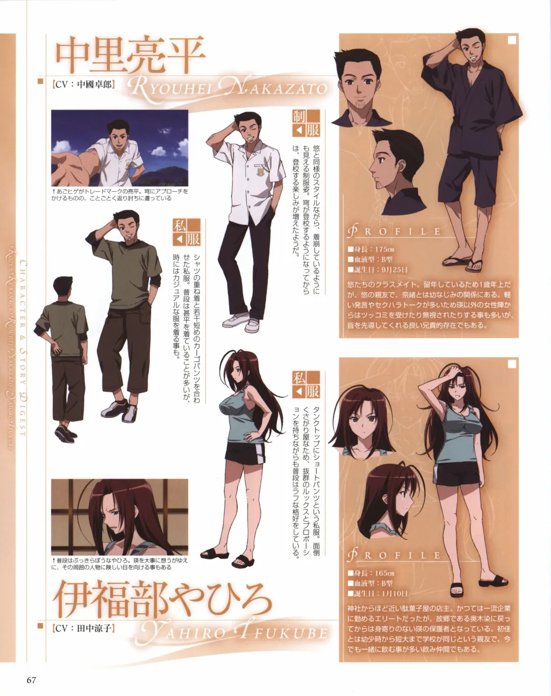 Yosuga no Sora OFFICIAL CHARACTER BOOK Fhentai - Page 67