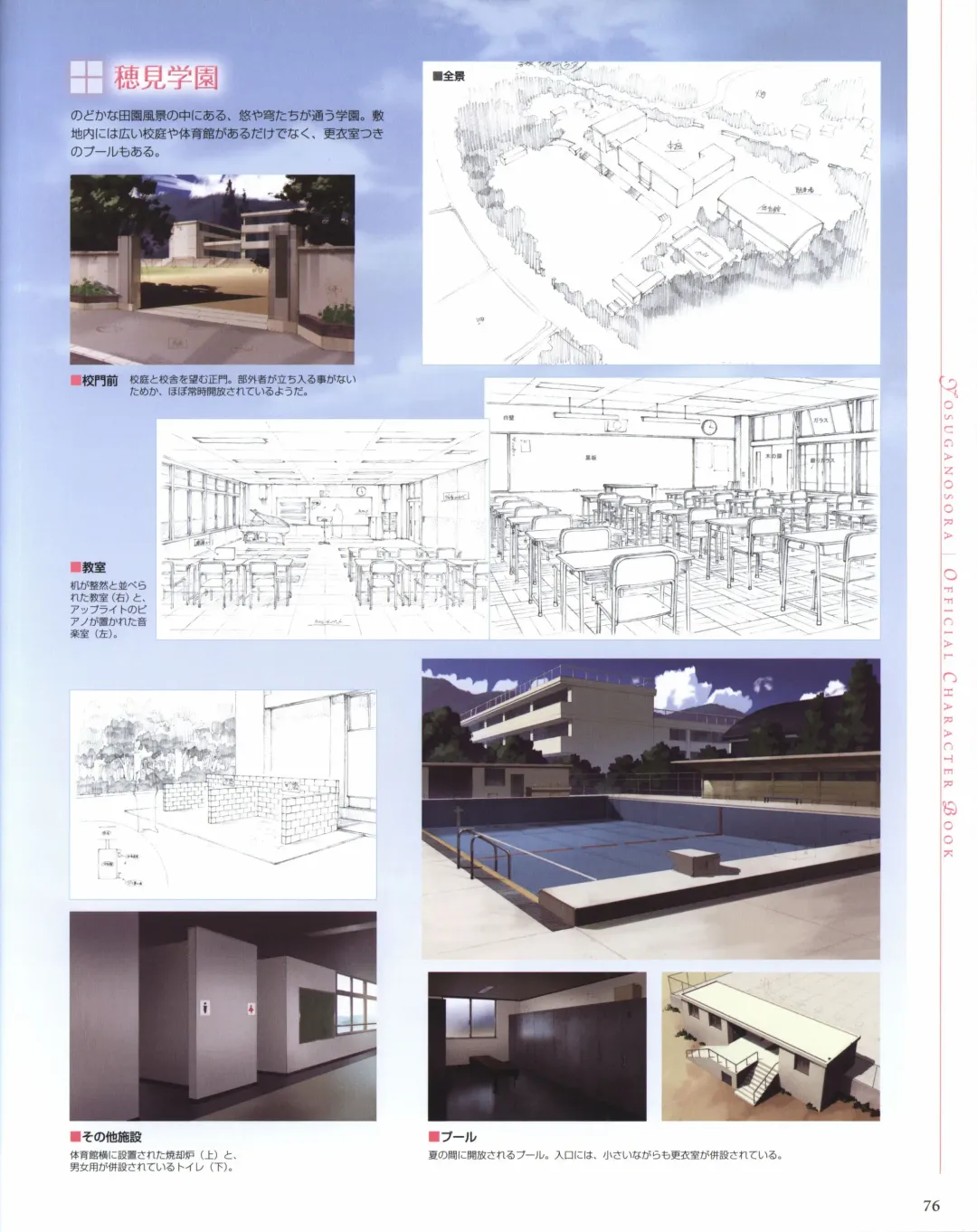 Yosuga no Sora OFFICIAL CHARACTER BOOK Fhentai - Page 76