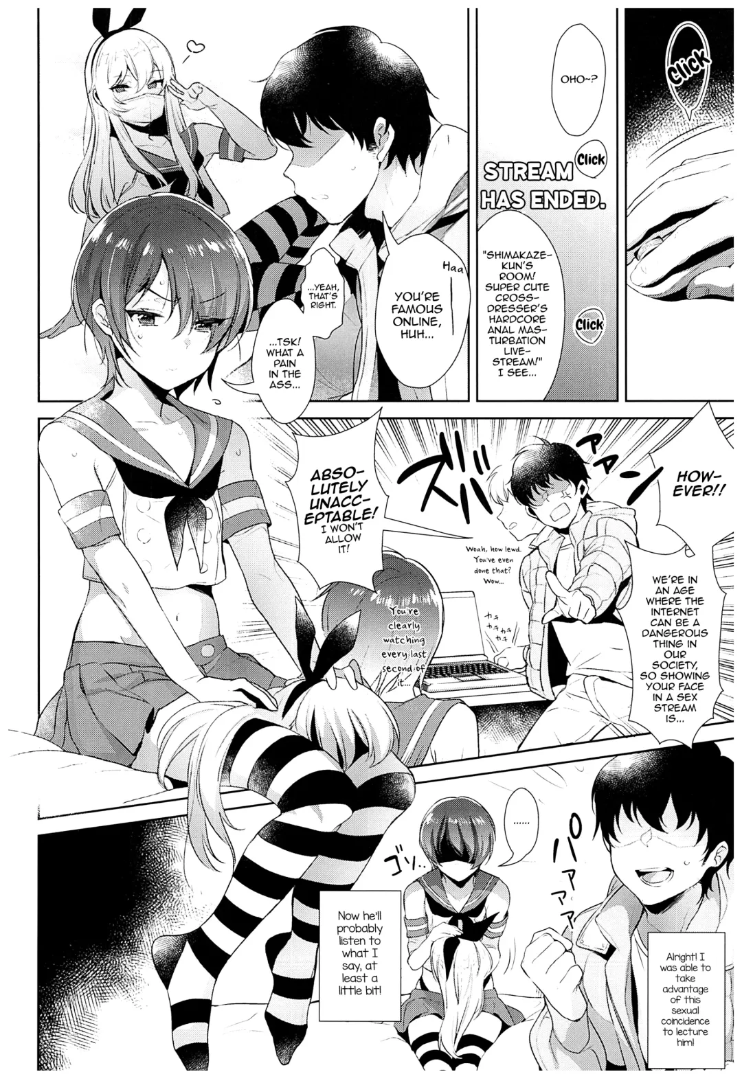 [Inari] Haishin! Shimakaze-kun no Heya Soushuuhen Fhentai - Page 15