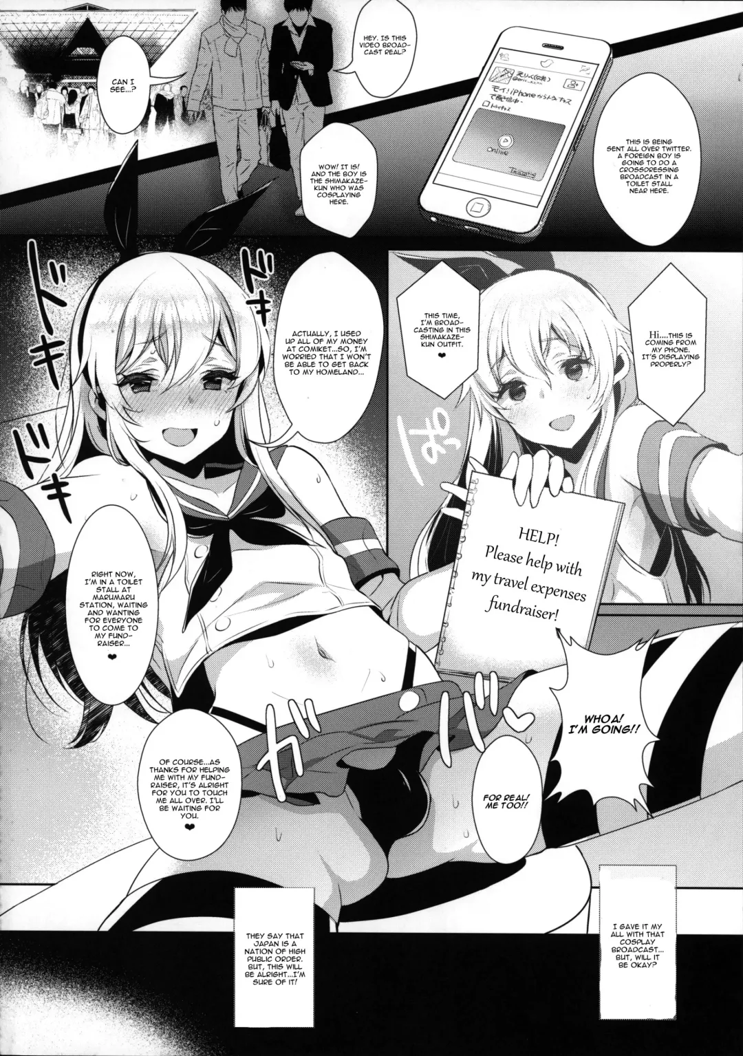 [Inari] Haishin! Shimakaze-kun no Heya Soushuuhen Fhentai - Page 43