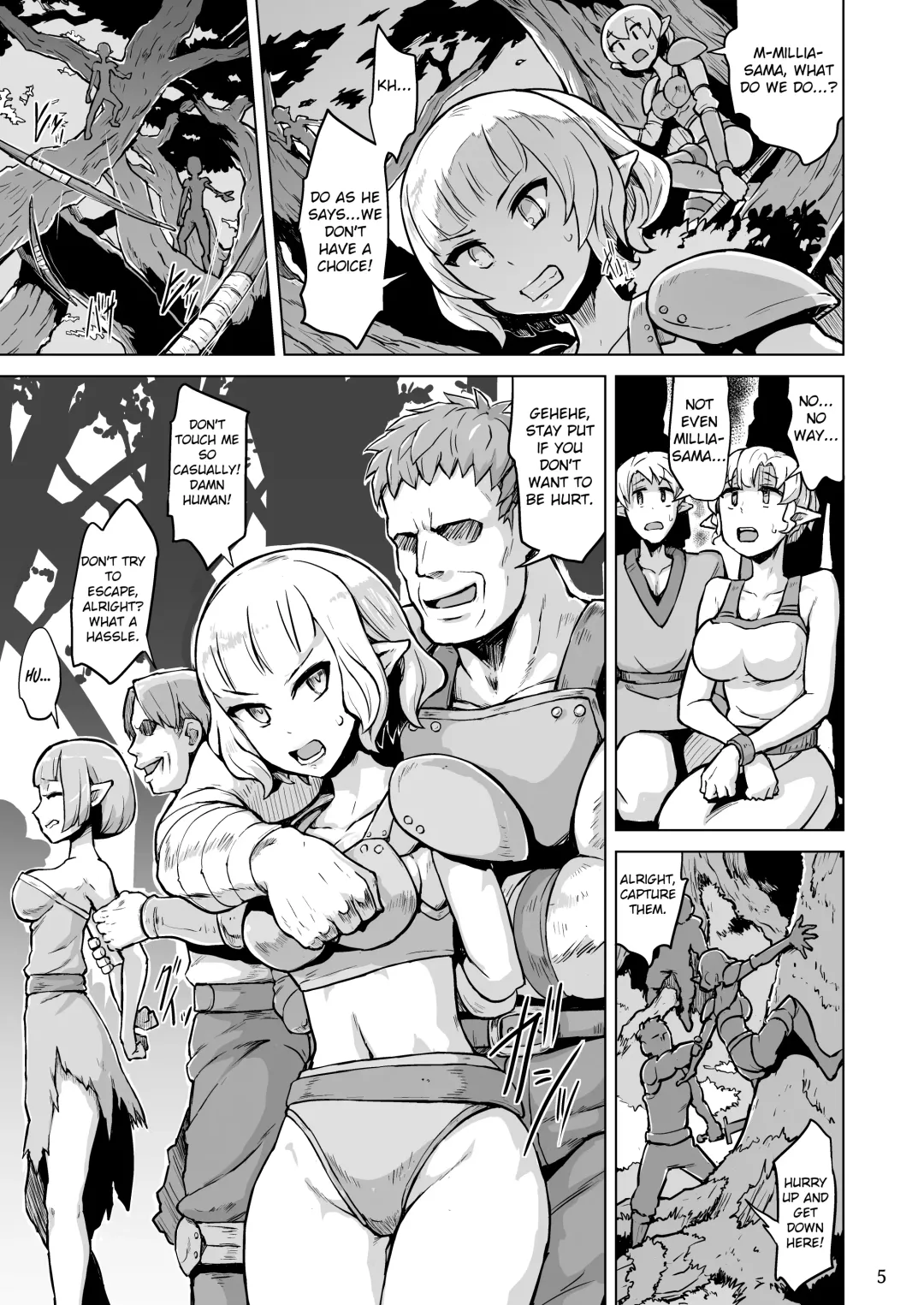 [Yuugiri] Inyoku ni Kuruishi Elf-tachi no Uta | The Song of the Lust-Crazed Elves Fhentai - Page 6