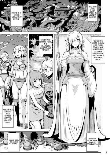 [Yuugiri] Inyoku ni Kuruishi Elf-tachi no Uta | The Song of the Lust-Crazed Elves Fhentai - Page 2