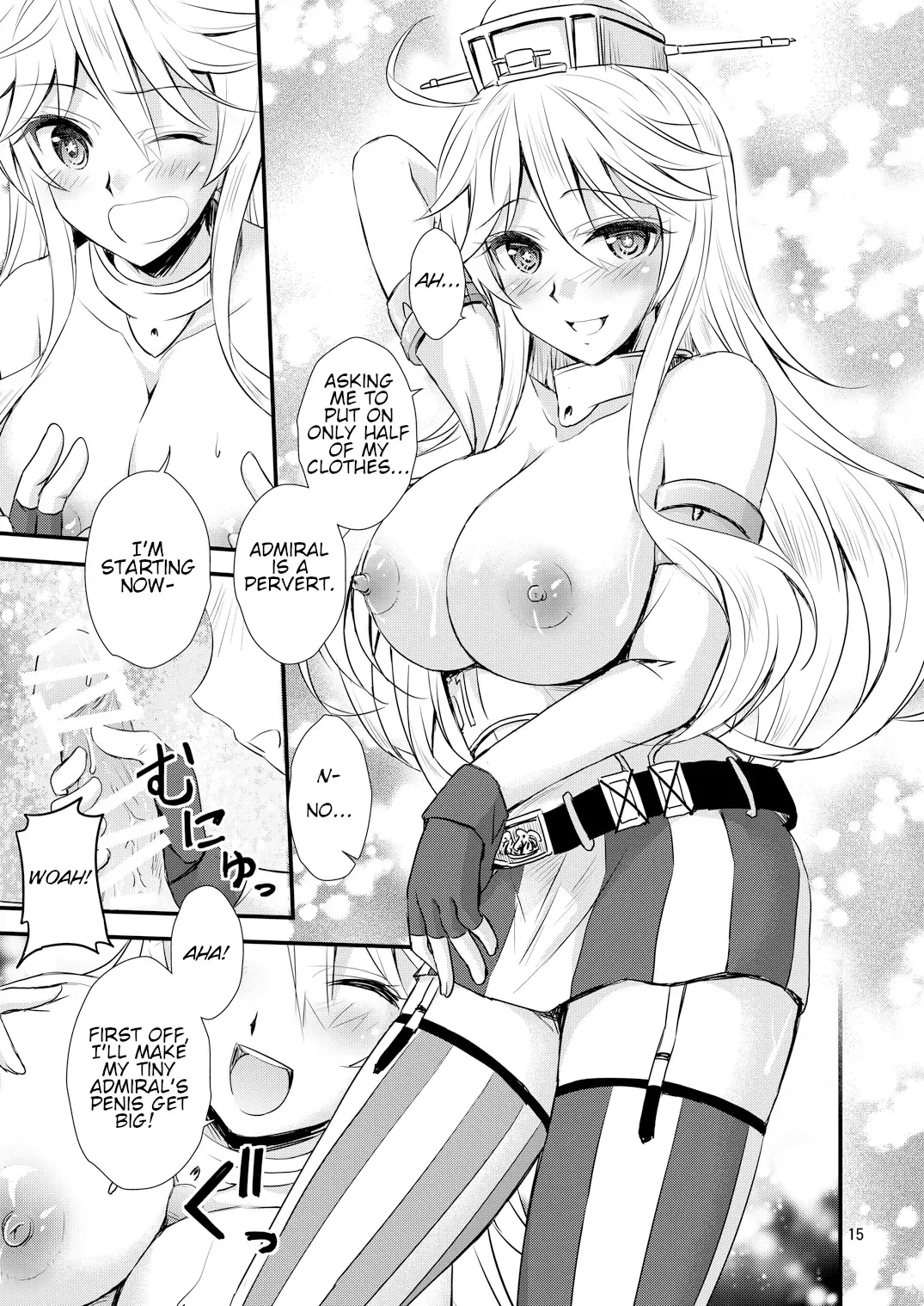 [Tsukuyomi Sazin] IOWA to Saimin de Ichaicha Suru Hon | Fooling around with a Hypnotized IOWA Fhentai - Page 15