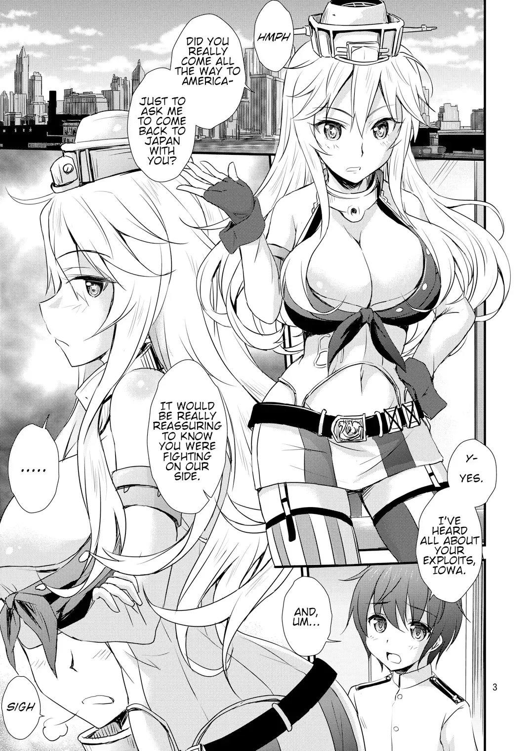 [Tsukuyomi Sazin] IOWA to Saimin de Ichaicha Suru Hon | Fooling around with a Hypnotized IOWA Fhentai - Page 3