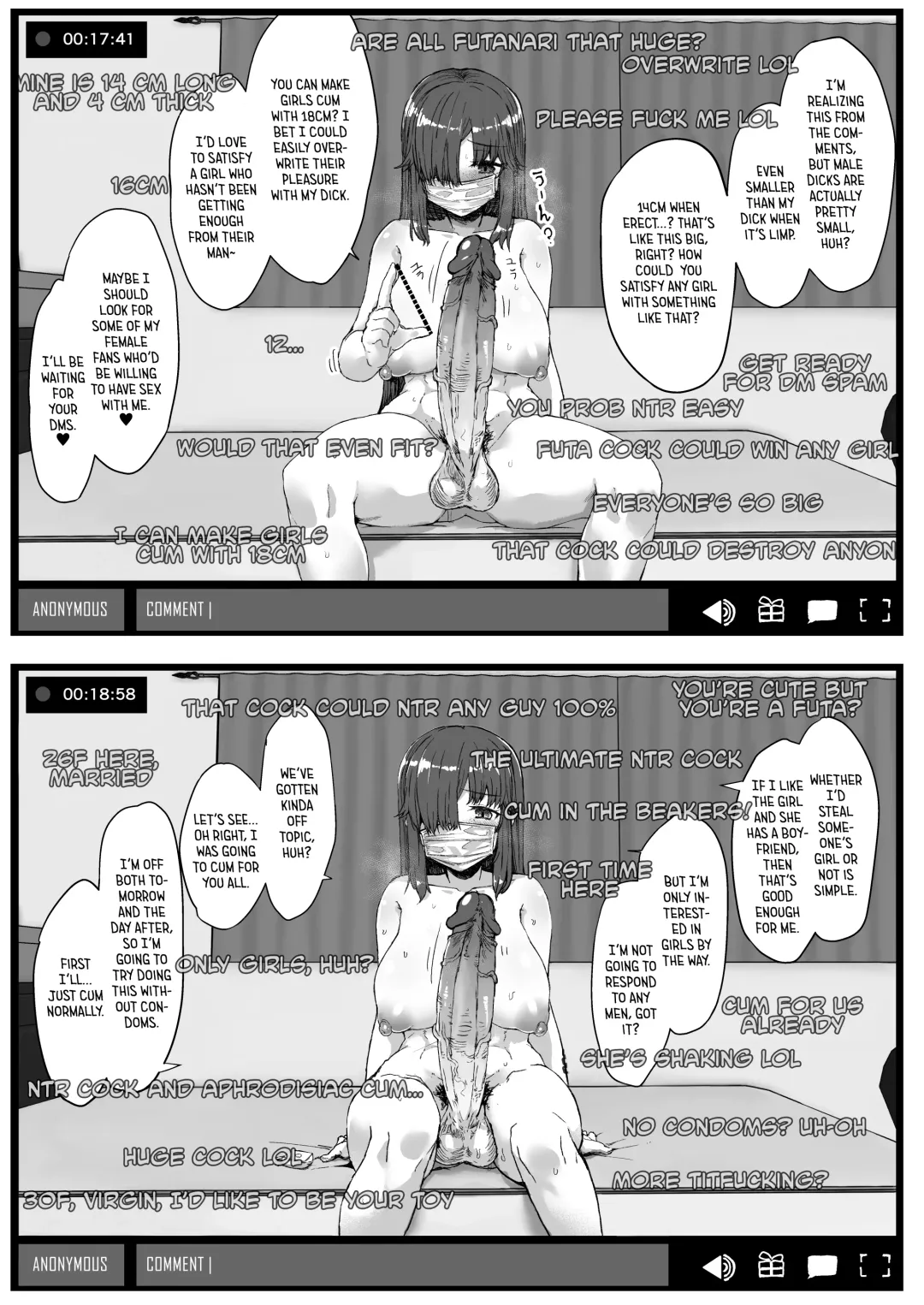 [Eigetu] Futa Musume ni Itazura Shicha Ikemasen -Onanie Haishin Hen- + Futa Musume ni Itazura Shicha Ikemasen Settei, Rakugaki Bon (decensored) Fhentai.net - Page 14