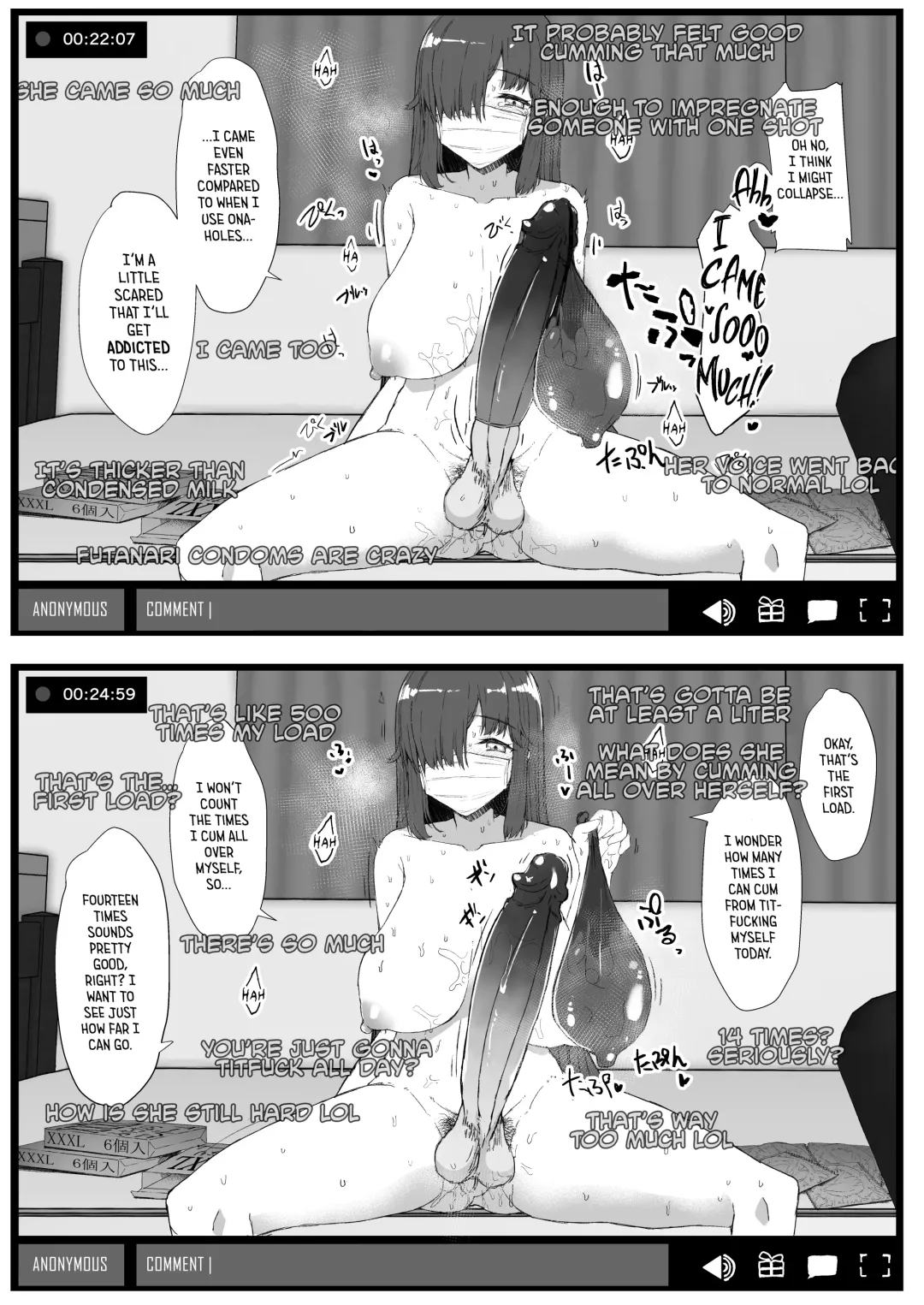 [Eigetu] Futa Musume ni Itazura Shicha Ikemasen -Onanie Haishin Hen- + Futa Musume ni Itazura Shicha Ikemasen Settei, Rakugaki Bon (decensored) Fhentai.net - Page 9