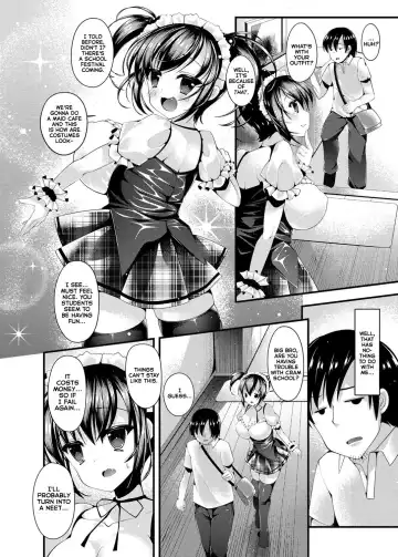 [Kotoba Ai] Maid Sugata no Bakunyuu Imouto ni Nazo no Drink de Kyousei Hatsujou Saserareru Boku Fhentai - Page 2