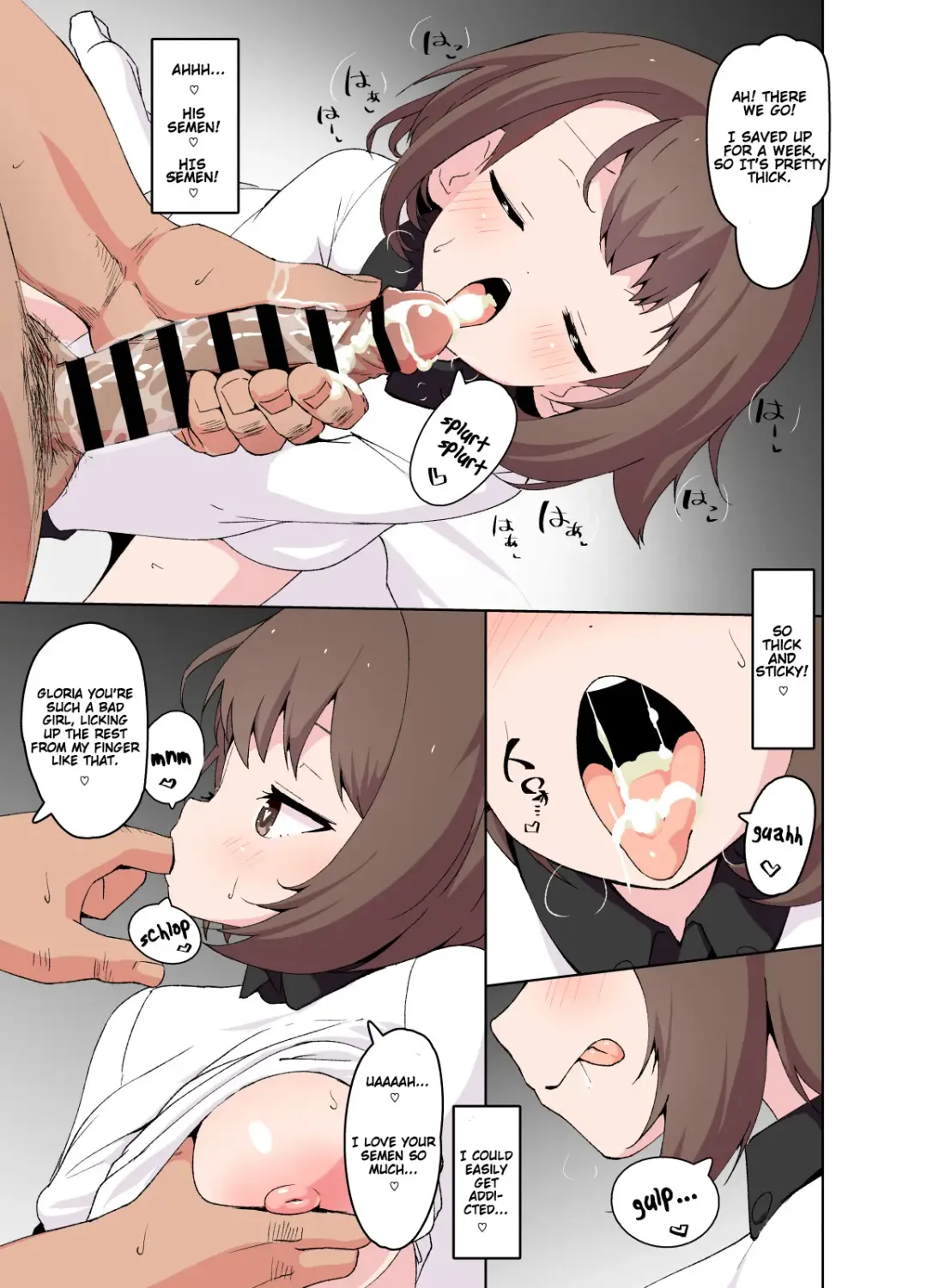 [Tottotonero Tarou.] Yuuri-chan no Ecchi na Yatsu | Gloria's Sexy Time Fhentai - Page 11