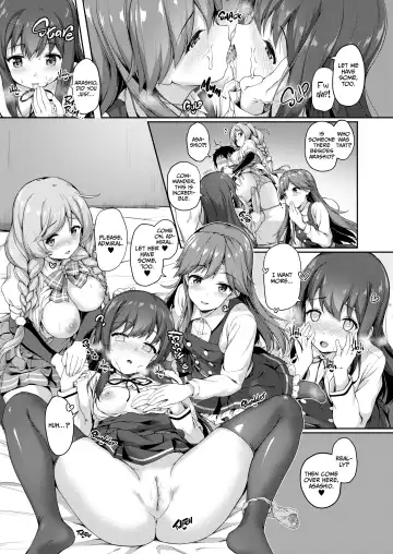 [Awayume] Asashio-chan Yoru no Sakusen Kaigi!! | Asashio's Night Strategy Meeting (decensored) Fhentai - Page 14