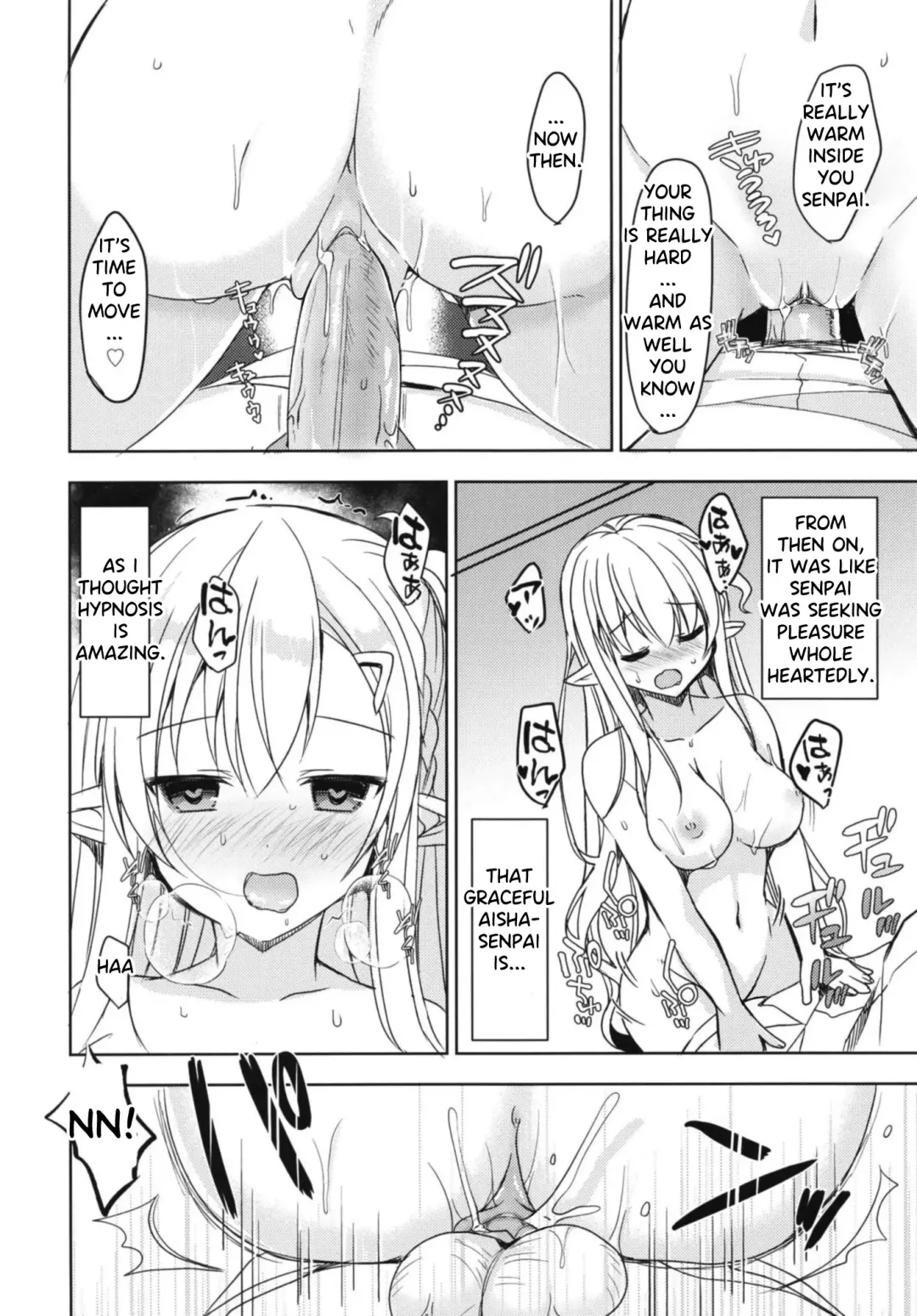 [Mori Airi] Akogare no Elf Senpai ni, Ecchi na Saiminjutsu Kakete Mita. | I tried to erotically hypnotize Elf Senpai who i admire (decensored) Fhentai - Page 16