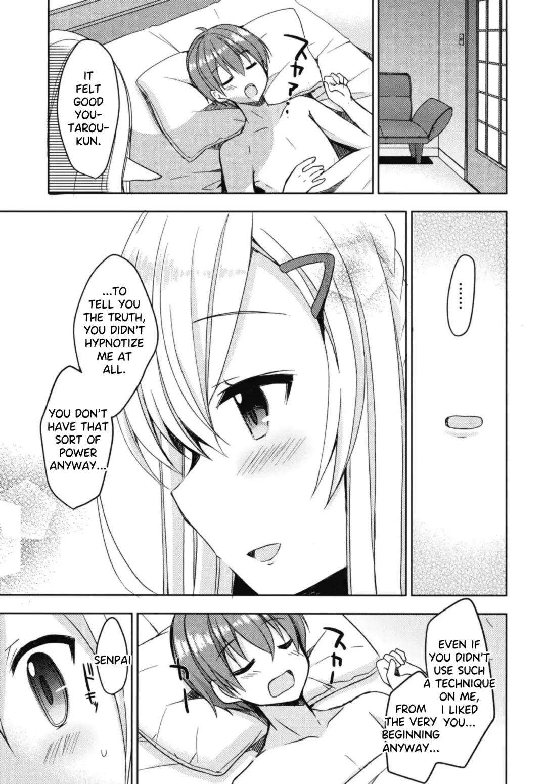[Mori Airi] Akogare no Elf Senpai ni, Ecchi na Saiminjutsu Kakete Mita. | I tried to erotically hypnotize Elf Senpai who i admire (decensored) Fhentai - Page 21