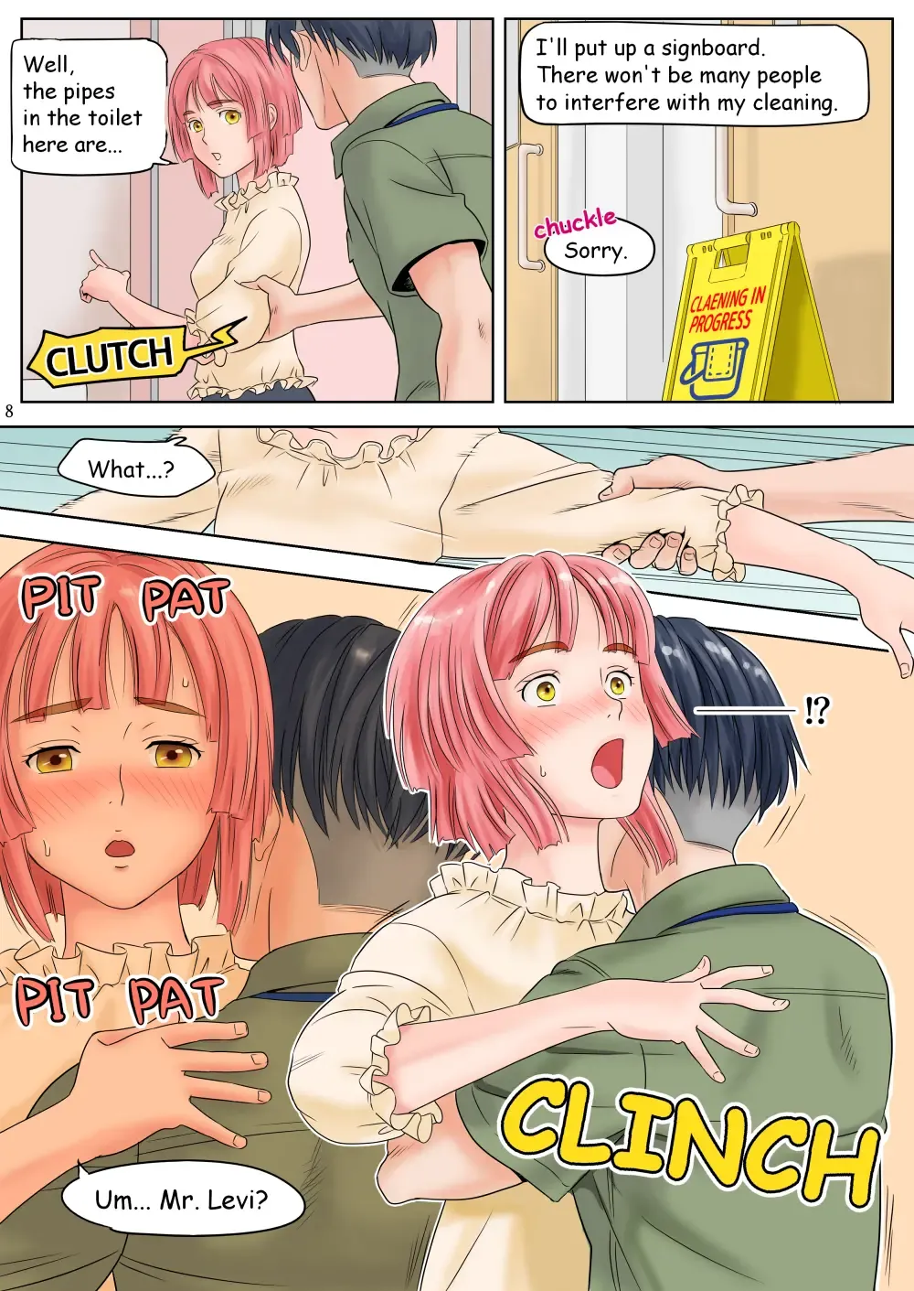 [Yamakuwa Amago] Souji o Shiteitara JK ni Benjo ni Tsurekomareta. Fhentai - Page 9