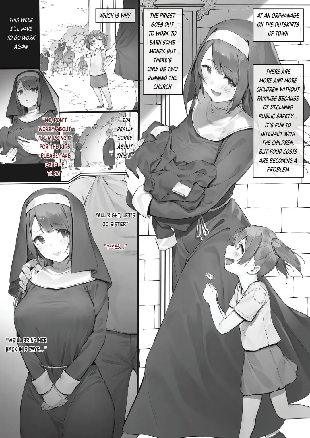 [Nigiri Usagi] Sister ga Soto ni Shigoto ni Iku Hanashi | Sister's work Fhentai.net - Page 1