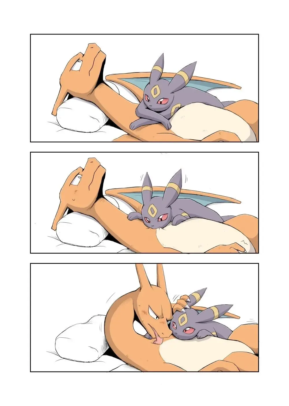 [Yamato Kuroko] Charizard x Umbreon Fhentai - Page 1