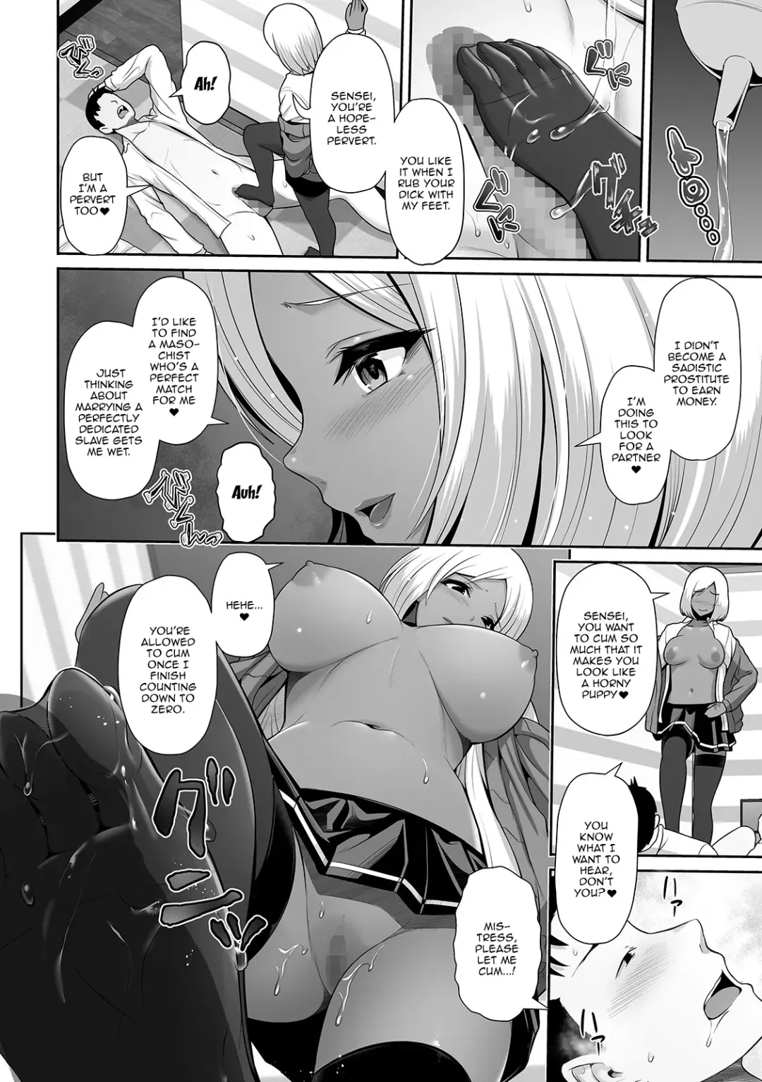 [Toba Yuga] Kuro Gal-chan Seito wa Choukyou Jouzu | This Dark Skinned Gal Student Is Really Good At Training Men Fhentai.net - Page 8