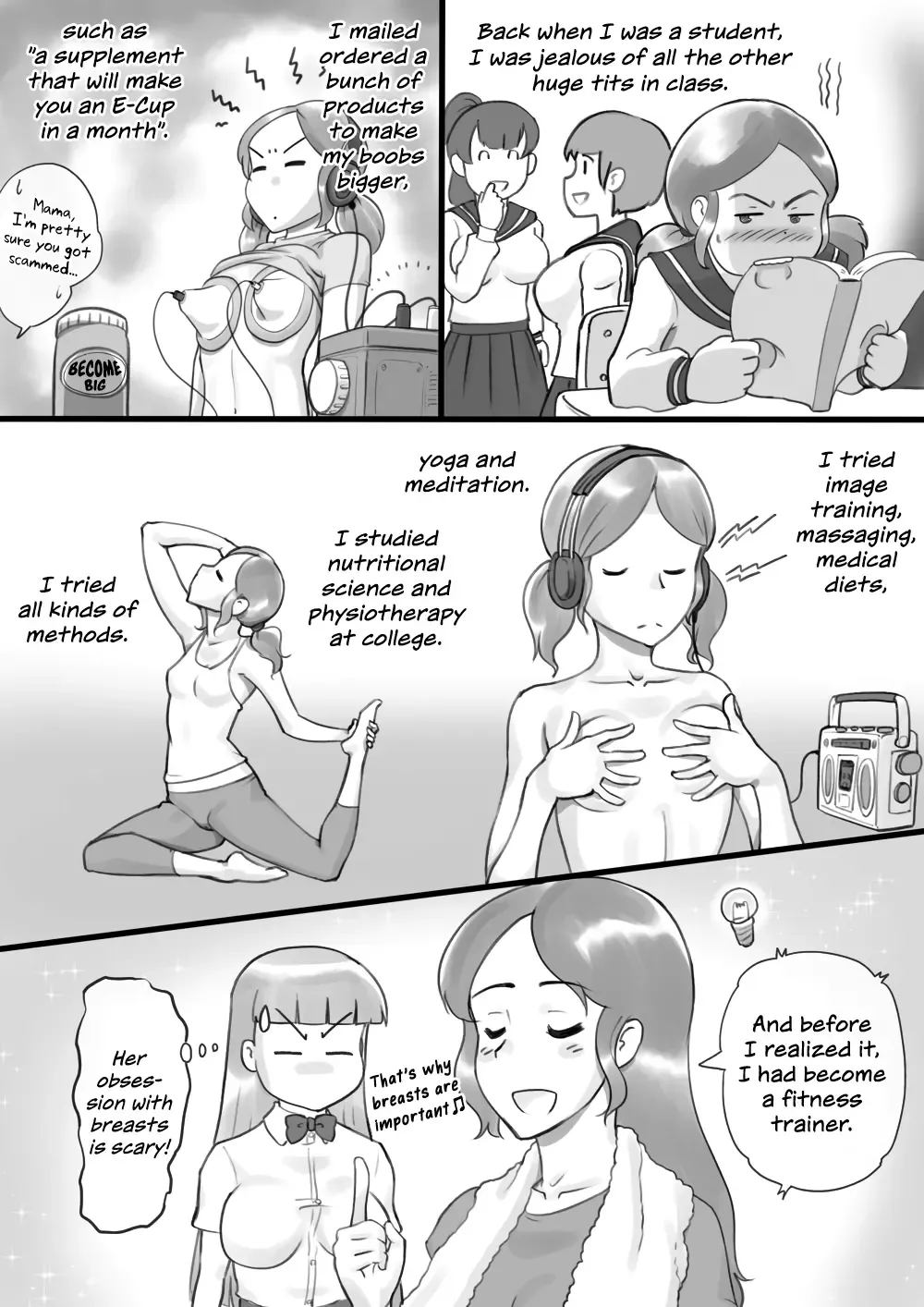 [Mizuiro Megane] Girl on Mom: Himitsu no Bust Lesson | Girl on Mom: Secret Bust Lesson Fhentai - Page 7