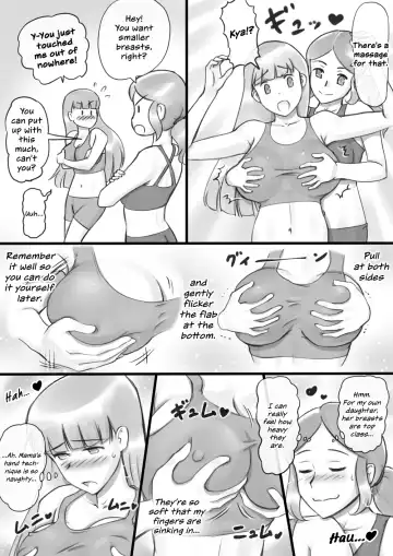 [Mizuiro Megane] Girl on Mom: Himitsu no Bust Lesson | Girl on Mom: Secret Bust Lesson Fhentai - Page 9