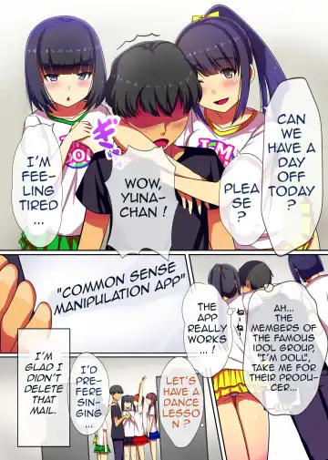 [Kawano Masatoshi] Producer no Meirei wa Zettai! Idol Otaku no Ore ga Joushiki Henkan Appli de Idol Haramase Harem! | Producer's Orders are Absolute! Fhentai.net - Page 3