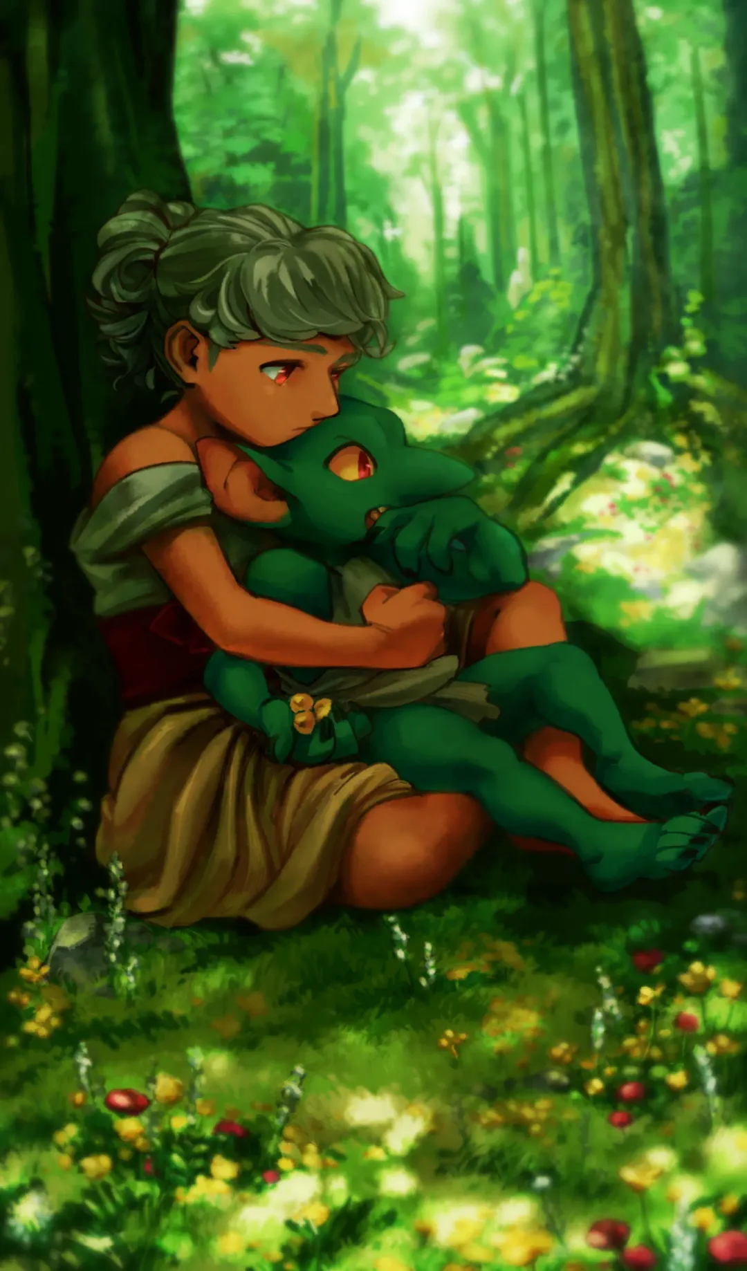 [Komeko] Different language futanari ♀ x goblin ♂ Fhentai - Page 13