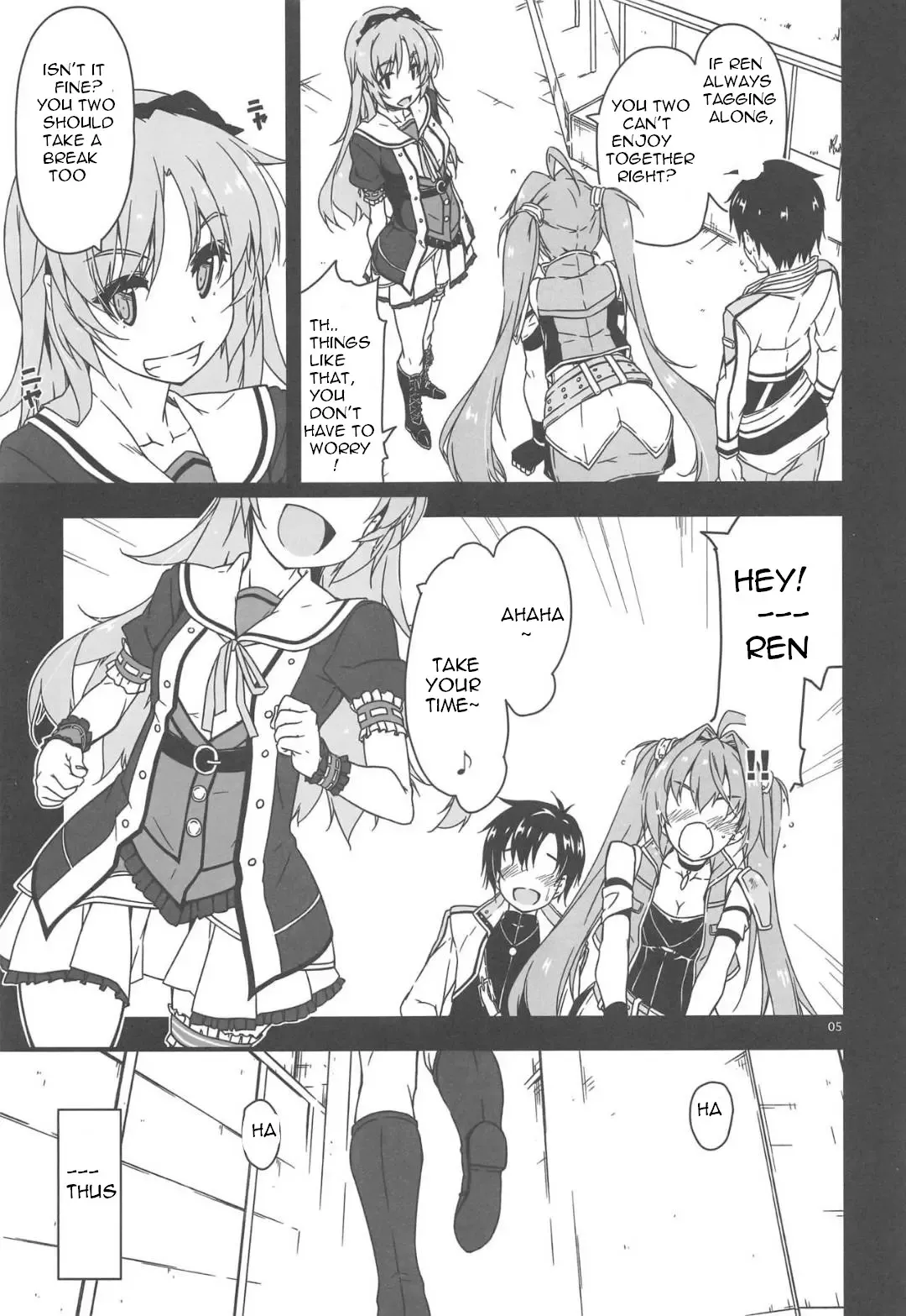 [Shikei] Koko ni Rakuen o Tateyou! Fhentai - Page 4