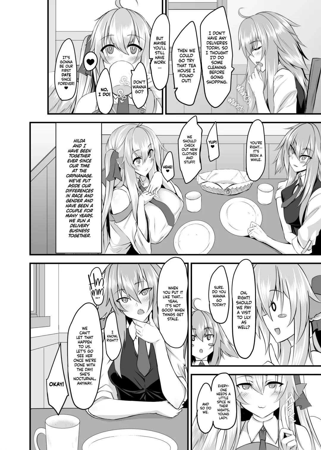 [Sorono] Two Flowers for Two Delivery Girls - Dog Girl and Winged Girl Make Steamy Happy Love with their New Dicks (uncensored) Fhentai - Page 5