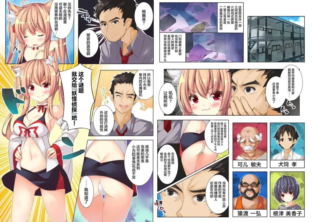 [O-zicha] Hyakkiya Tantei Jimusho ~Eromuchi Youkai Tantei "Hikari" no Jikenbo~ Fhentai - Page 5