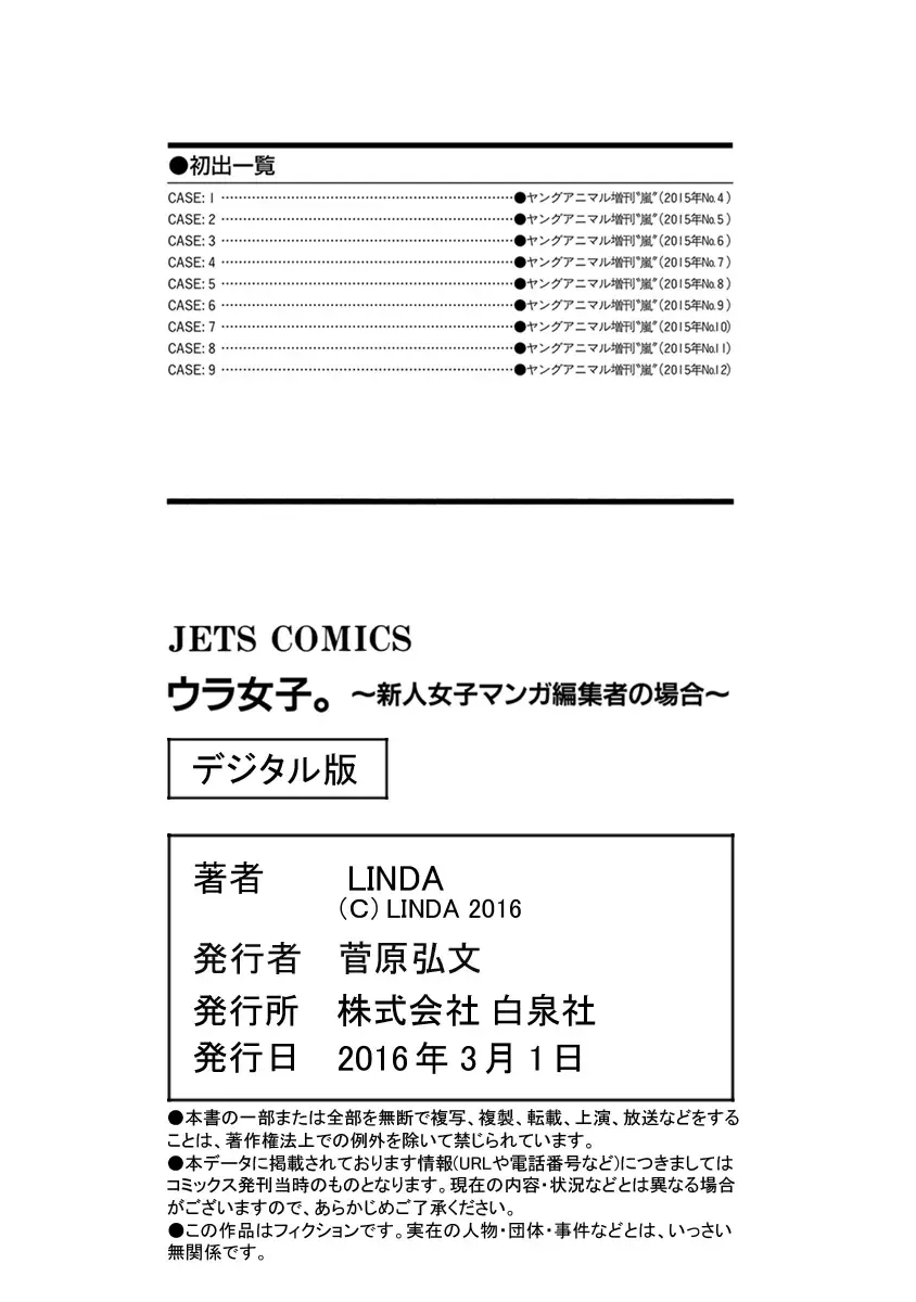 [Linda] ura zyosi sinzin zyosi manga hensyuusya no baai Fhentai - Page 178