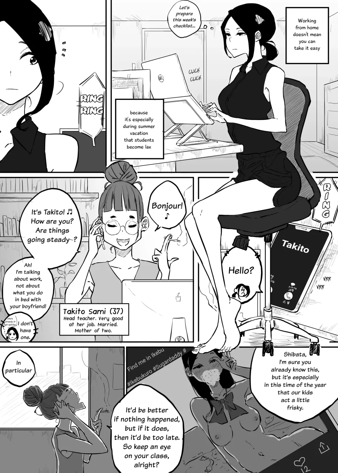 [Pandacorya] Sparta Sensei ga Oshiego no Bitch Gal ni Ecchi na Koto Sareru Hanashi 2 | The Story of a Strict Teacher Who Got Fucked by Her Gyaru Bitch Student  #2 Fhentai.net - Page 9