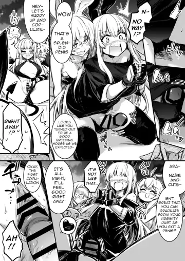 [Lefthand] The Bewildered Adventurer-chan is Caught and Reverse-Raped as the Penis She Grew Gets Aroused by the Female Demons Fhentai.net - Page 3