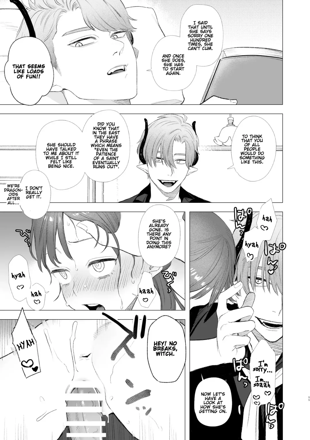 [Oniben Katze] dog eat dog era ~Ryuujinzoku Dorei no Futago to Saimin Koubi~ Fhentai - Page 55