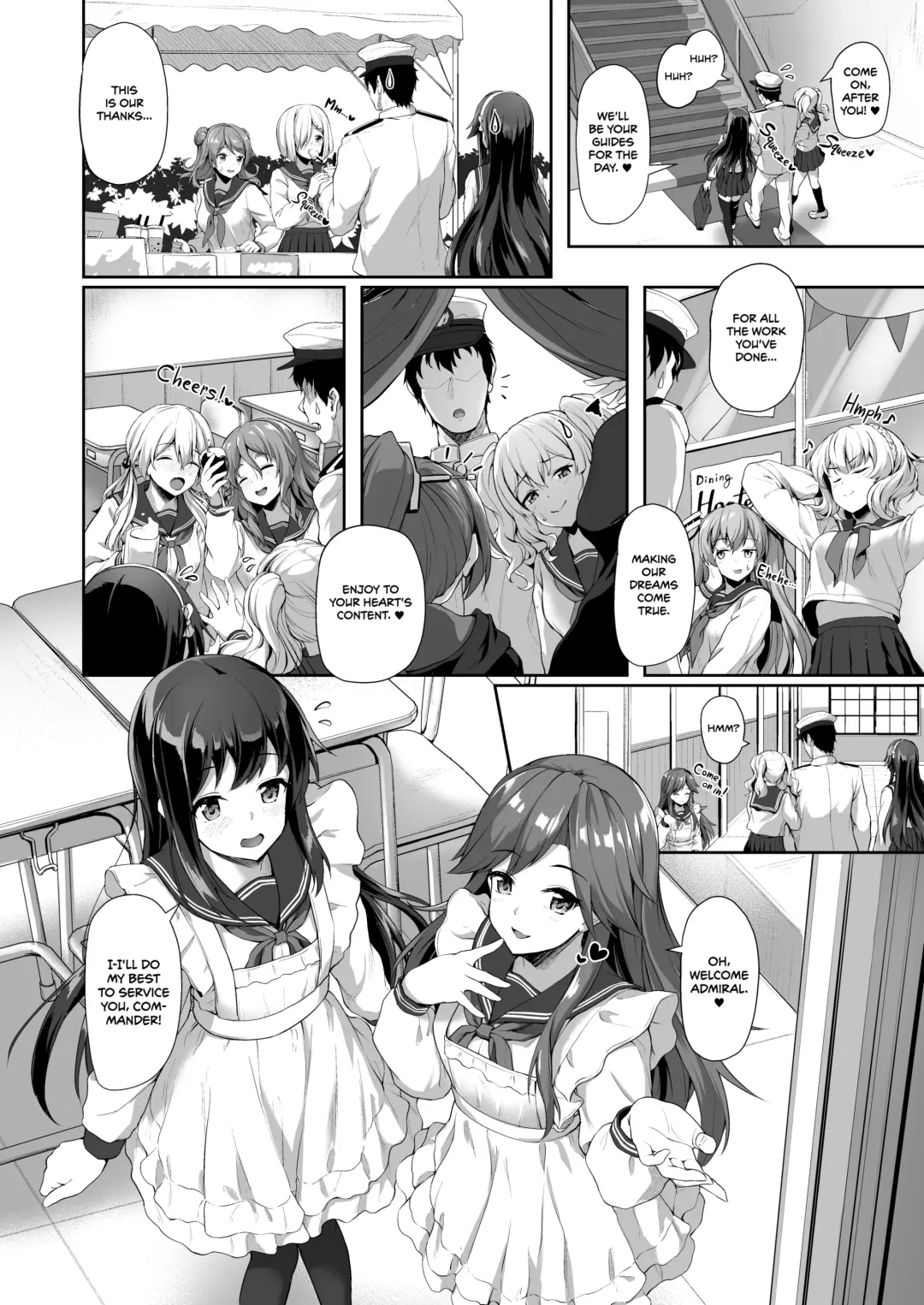 [Awayume] Himitsu no Gokuama OMOTENASHI | Secretly Serviced by My Sweet Secretaries (decensored) Fhentai.net - Page 5