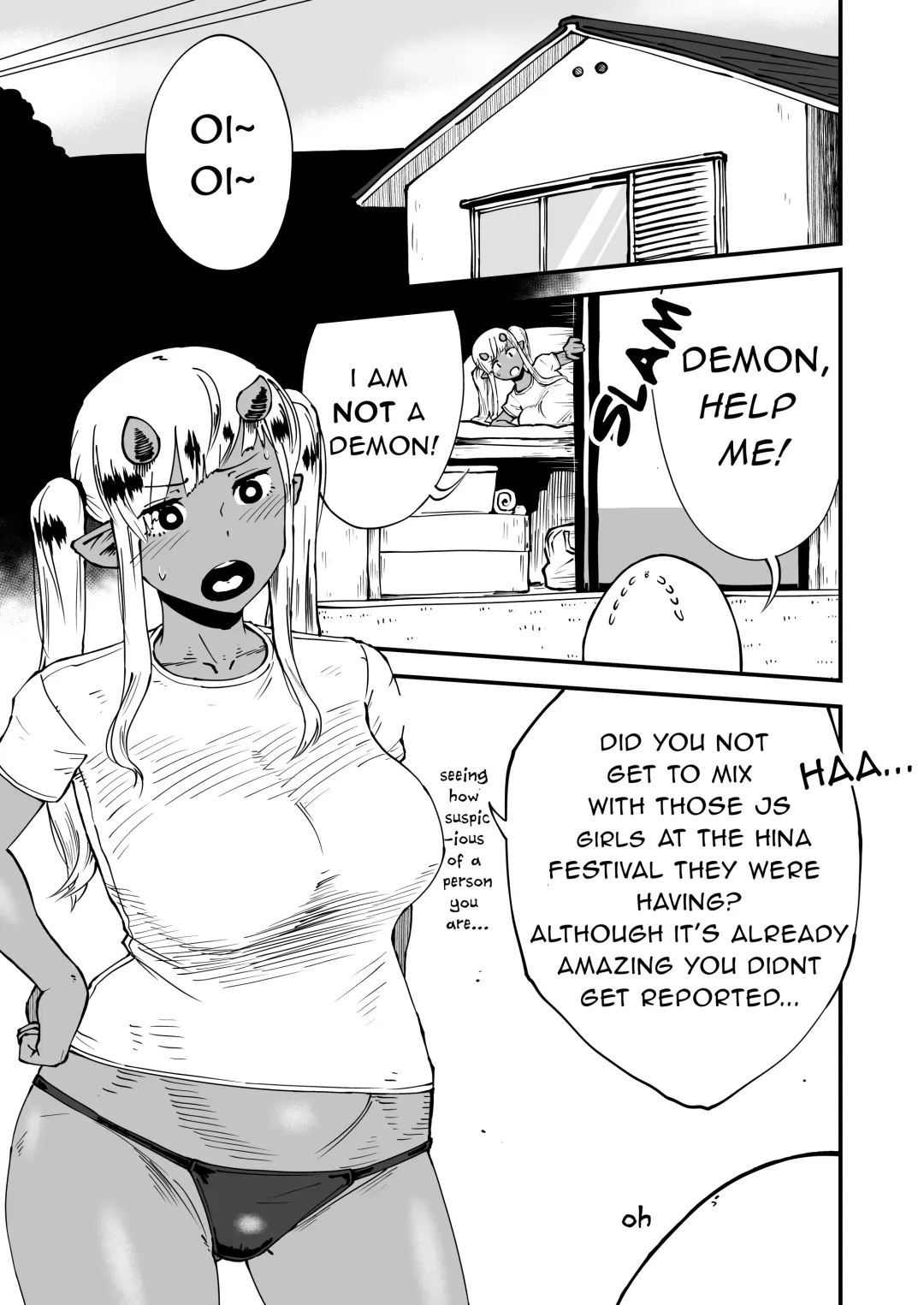 Akuma ga Machi ni Yatte kiteru | A Demon Comes To Town Fhentai - Page 3