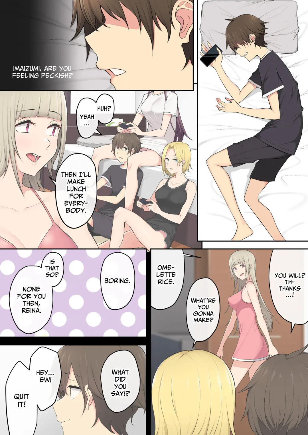 Imaizumin-chi wa Douyara Gal no Tamariba ni Natteru Rashii 3 | IMAIZUMI BRINGS ALL THE GYARUS TO HIS HOUSE 3 (decensored) Fhentai.net - Page 41