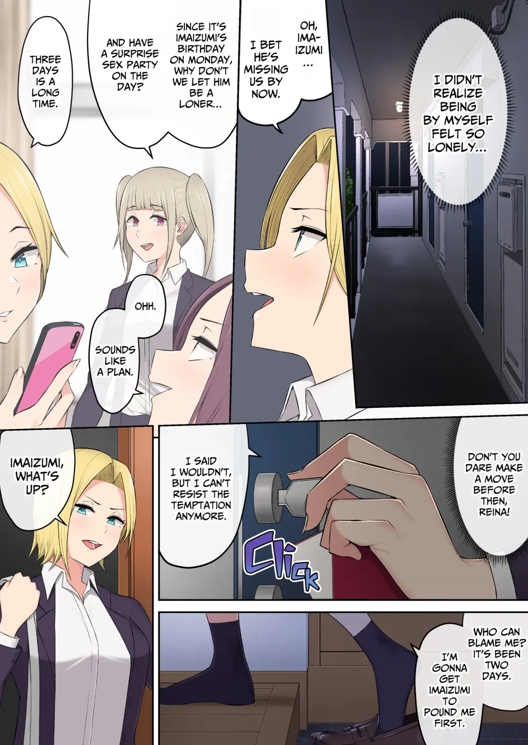 Imaizumin-chi wa Douyara Gal no Tamariba ni Natteru Rashii 3 | IMAIZUMI BRINGS ALL THE GYARUS TO HIS HOUSE 3 (decensored) Fhentai.net - Page 43