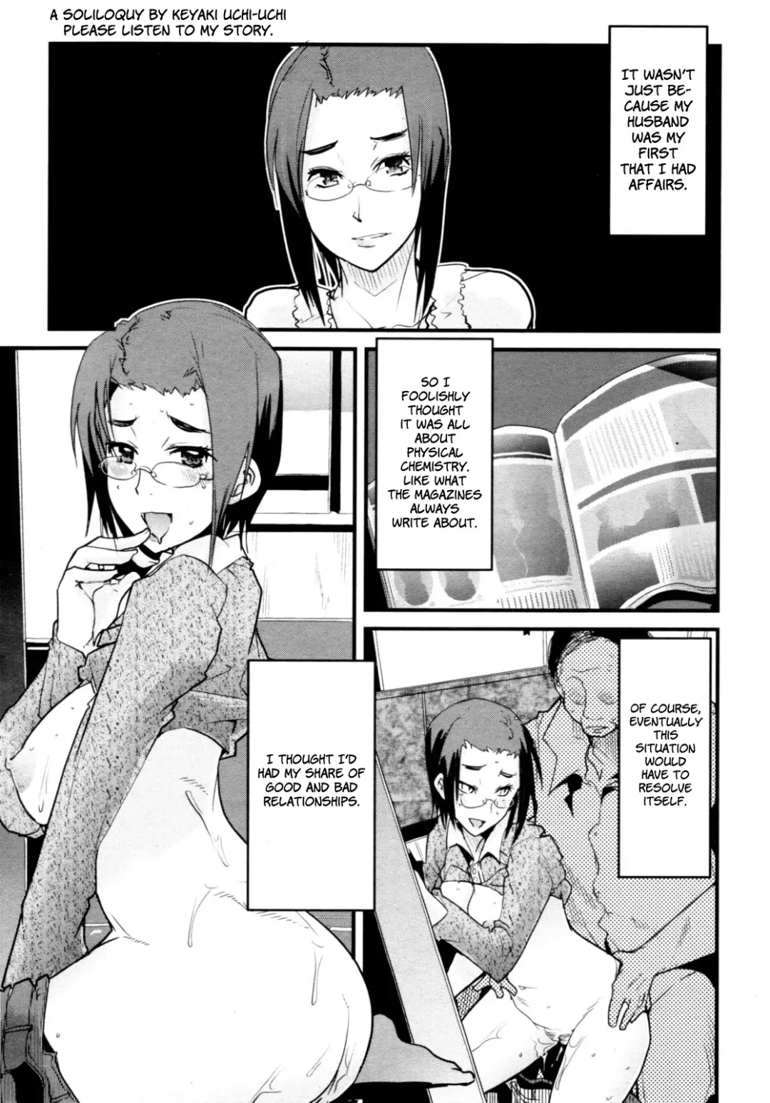 [Uchi-uchi Keyaki] Dokuhaku, Dokuhaku | A Soliloquy Fhentai.net - Page 1