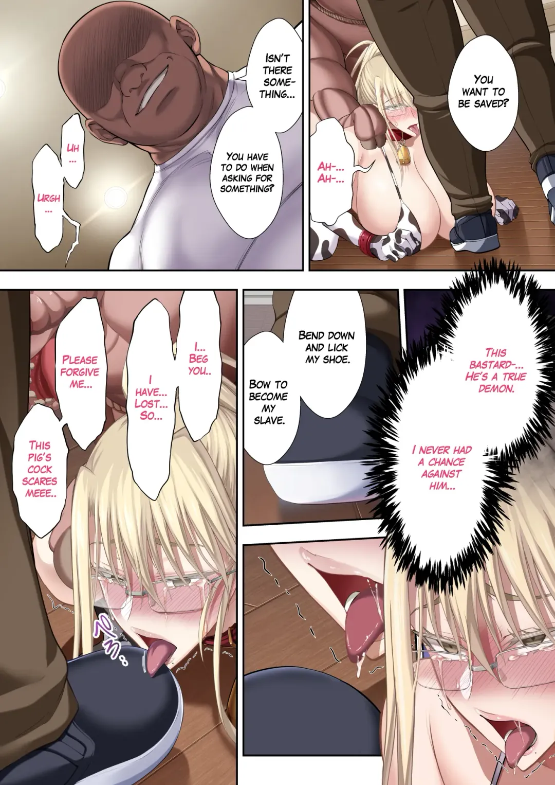 [Ijima Yuu] Kinpatsu Bakunyuu no Russia Hitoduma Gakuenchou Koudou Maria ga Ochirumade Fhentai - Page 47